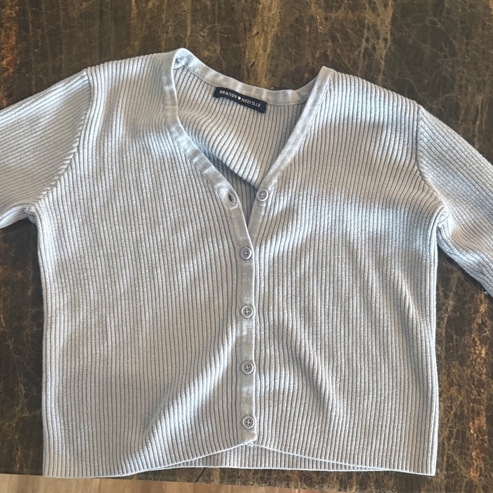Brandy Melville Sky Blue Knit Sweater